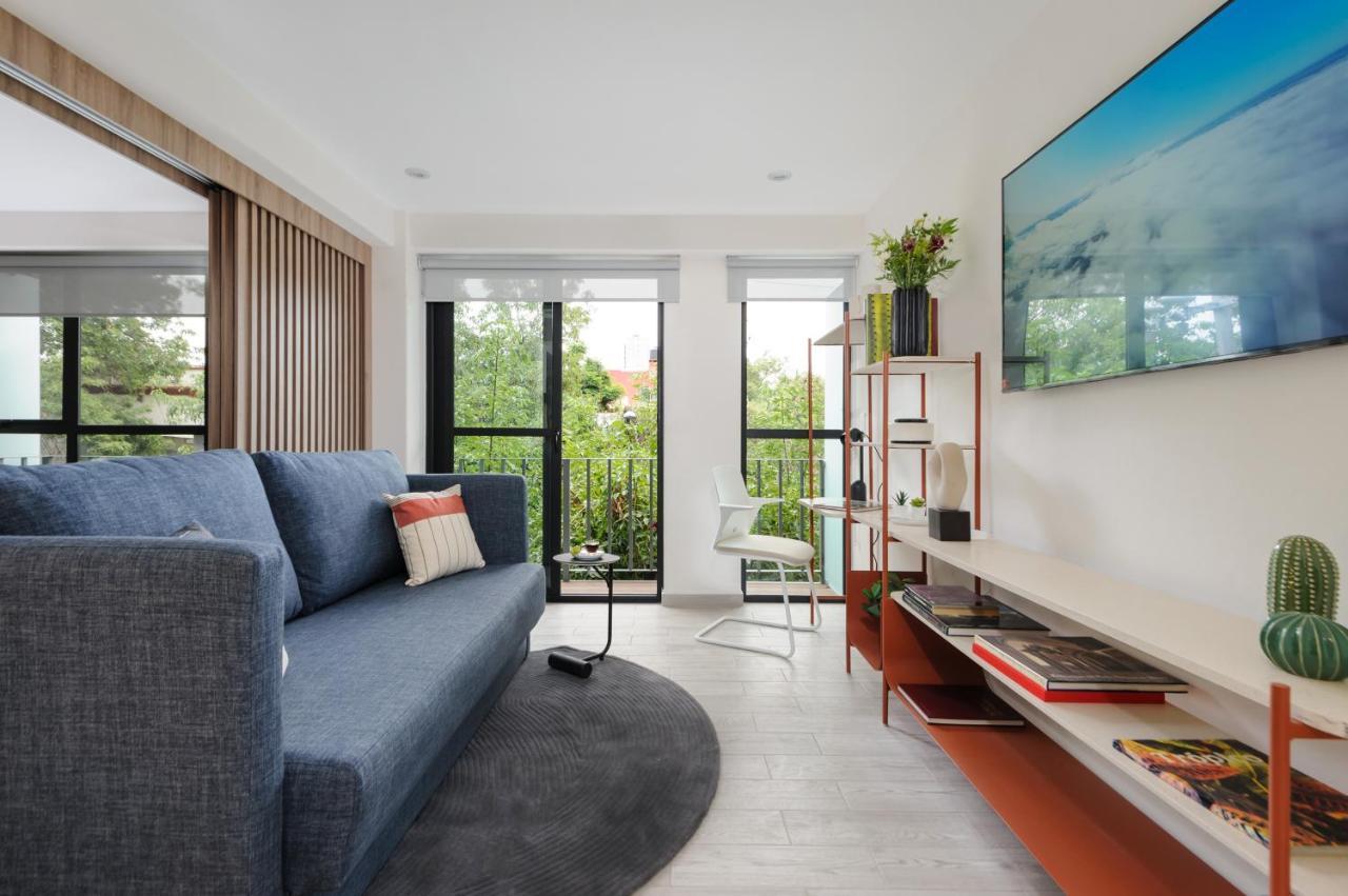 Choapan 28 - Lux Apartments In Condesa Mexico City Luaran gambar